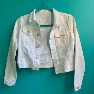 White Childs Jean jacket